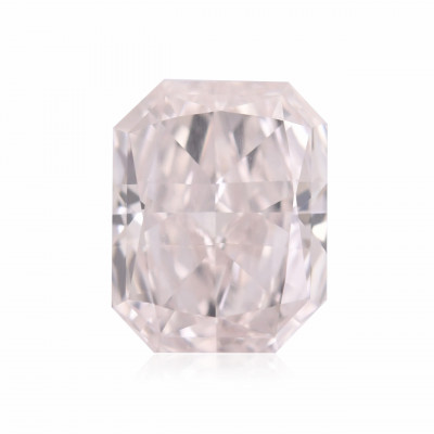 0.50 Карат, очень светлый розовый бриллиант, форма радиант, SI1 чистота, GIA