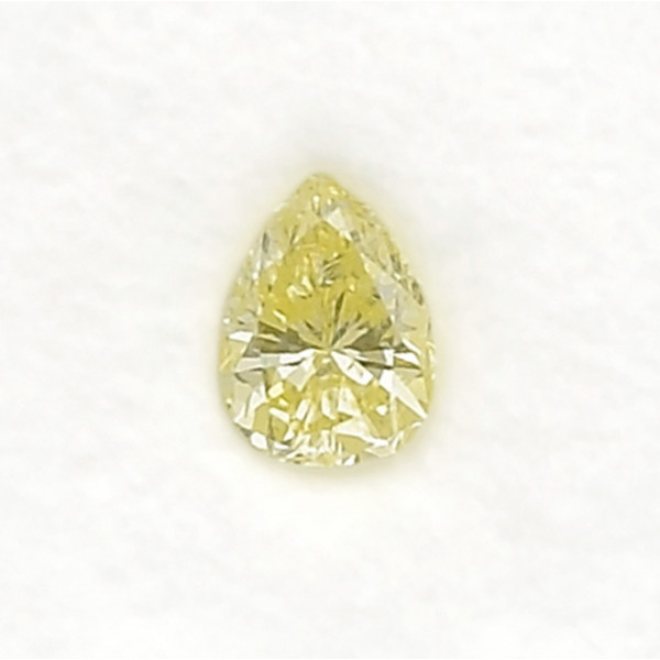 0.35 карата, фантазийный желтый бриллиант, форма груша, (VS1) чистота, GIA. 