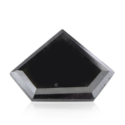 3.57 карат, фантазийный черный бриллиант, форма щит, GIA